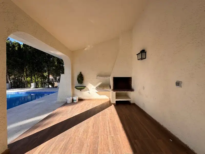 Terrassa de Casa o xalet en venda en Cabrera de Mar amb Aire condicionat, Calefacció i Jardí privat