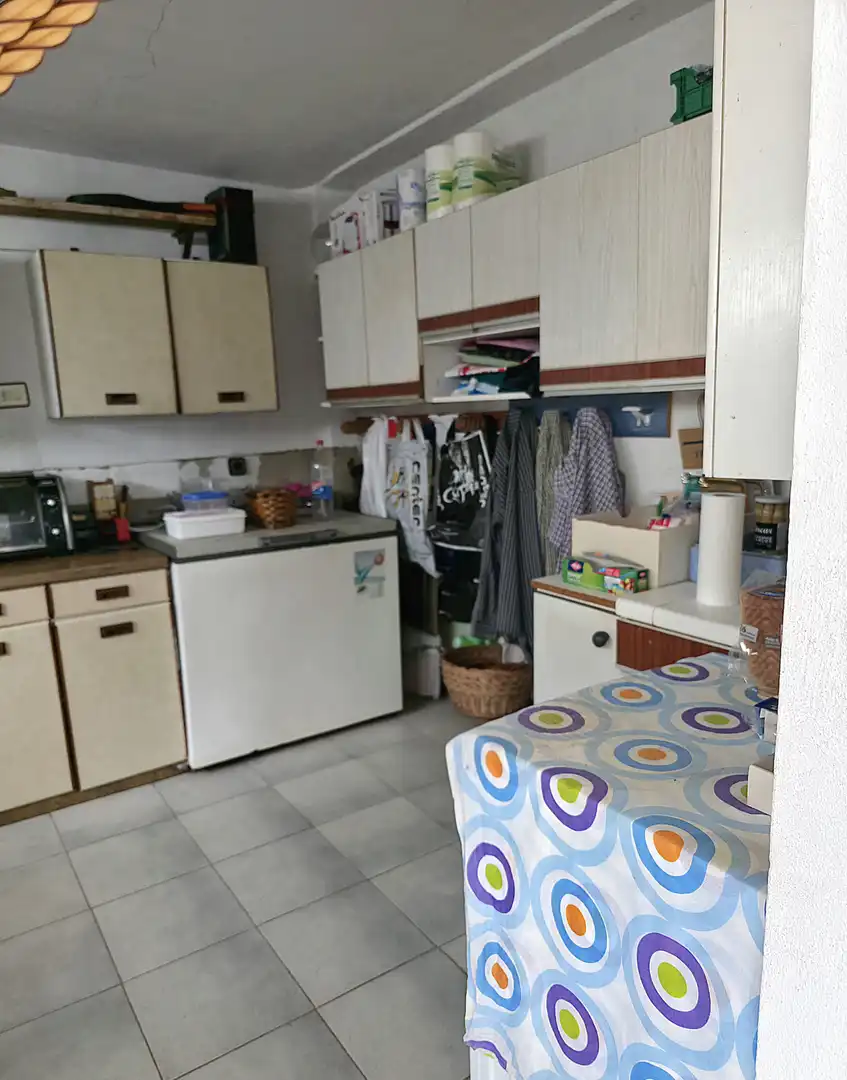 Cuina de Casa o xalet en venda en Pomar de Valdivia amb Calefacció, Jardí privat i Terrassa