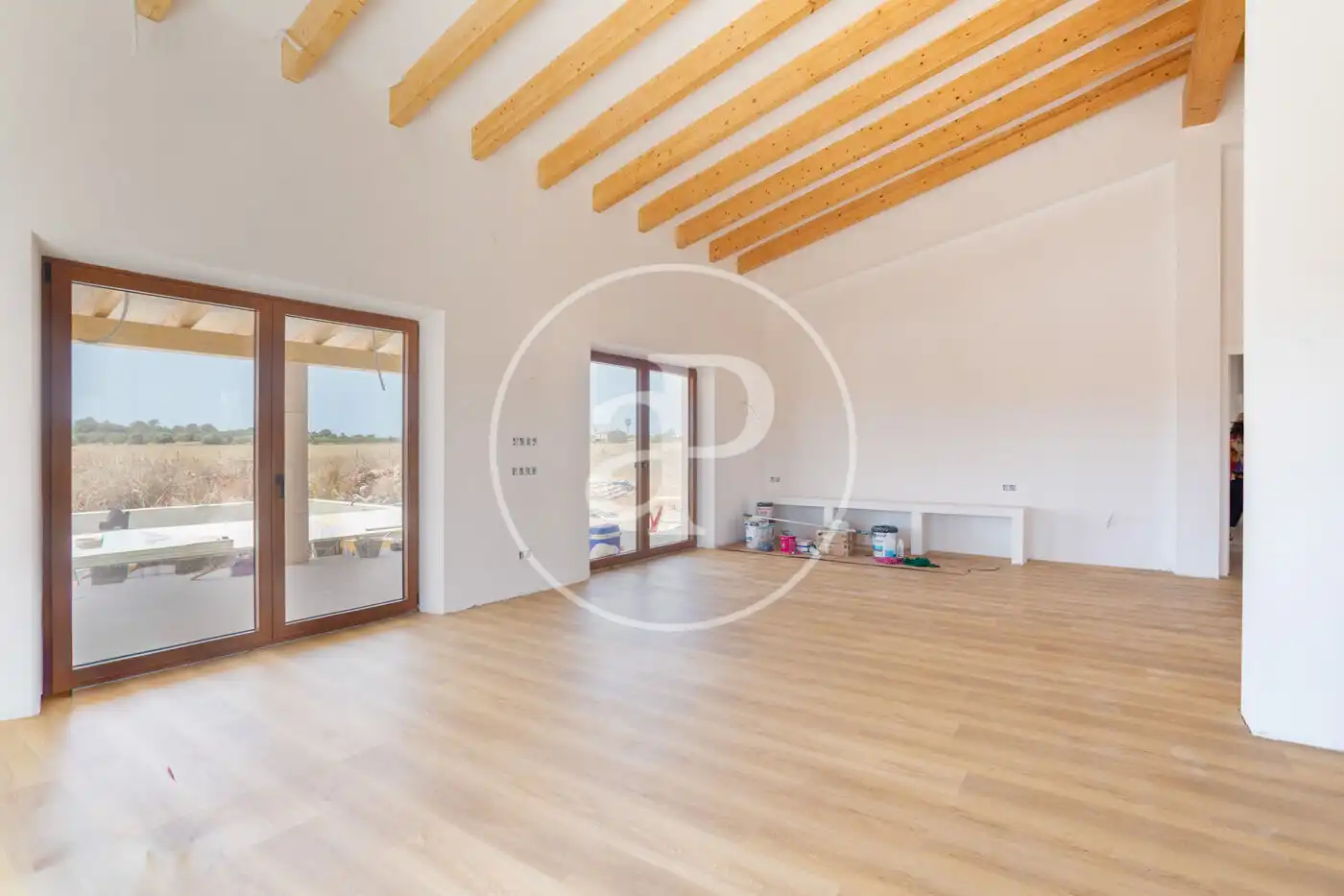 Sala de estar de Casa o chalet en venta en Campos con Aire acondicionado, Calefacción y Jardín privado