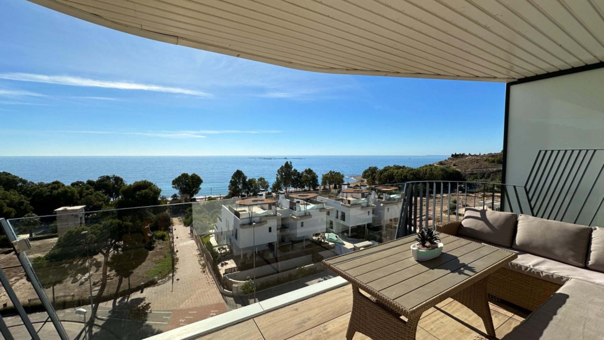 Exterior view of Attic for sale in Villajoyosa / La Vila Joiosa  with Air Conditioner, Heating and Private garden