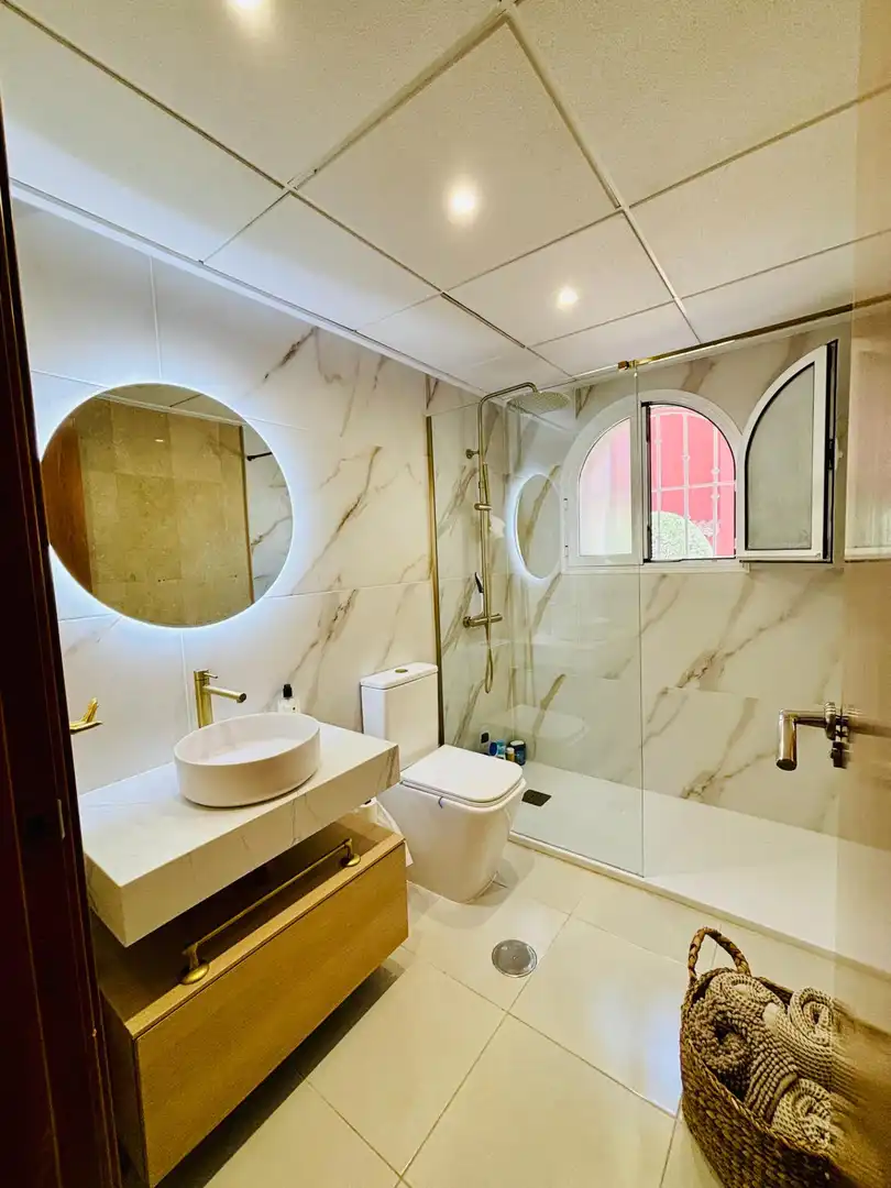 Bathroom of Ground floor for rent in Los Alcázares  with Air Conditioner, Terrace and Furnished