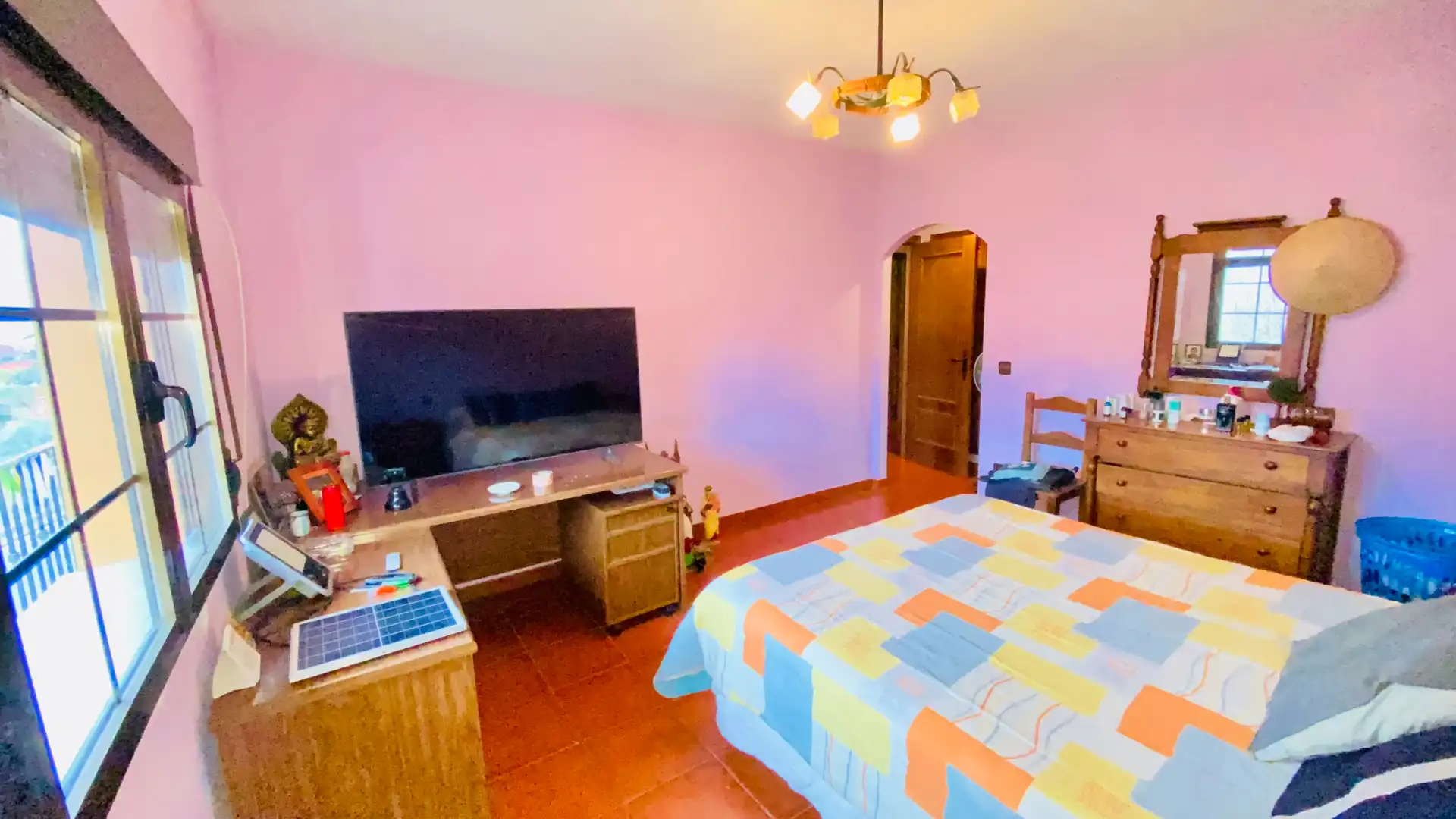 Dormitori de Casa o xalet en venda en Valdastillas amb Aire condicionat, Jardí privat i Terrassa