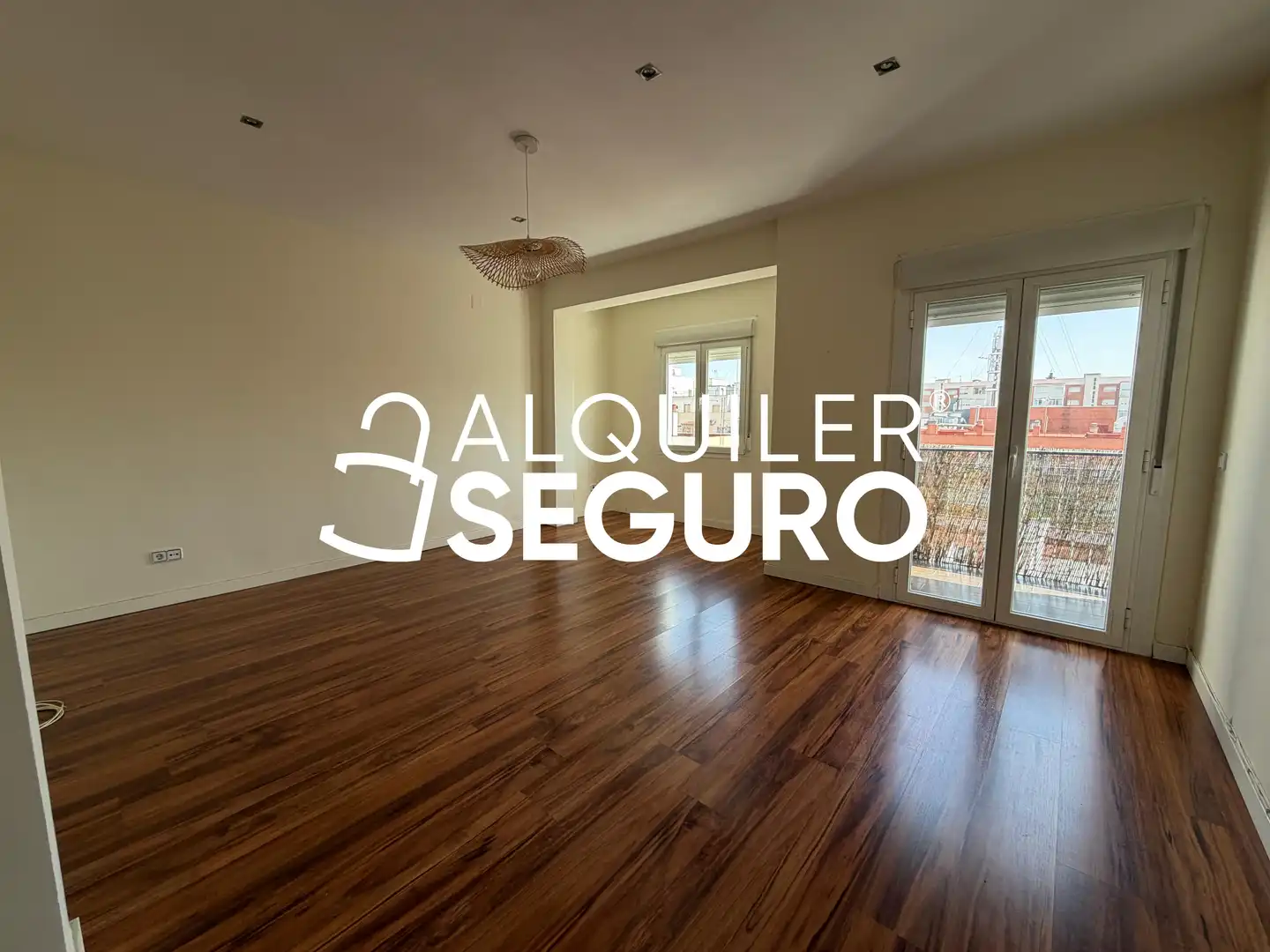 Wohnzimmer von Wohnung zur Miete in Madrid mit Klimaanlage, Heizung und Terrasse