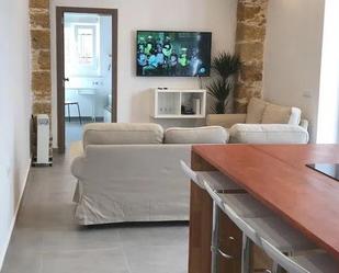 Living room of Flat for sale in  Cádiz Capital  with Air Conditioner, Heating and Private garden