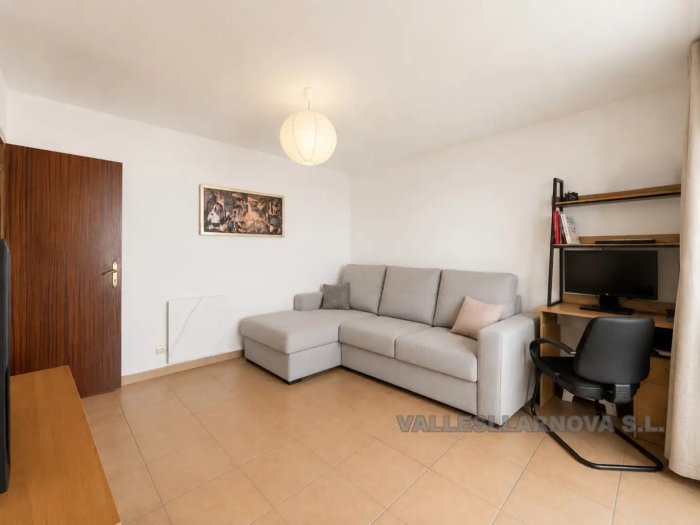 Sala de estar de Piso en venta en Mollet del Vallès con Aire acondicionado y Balcón
