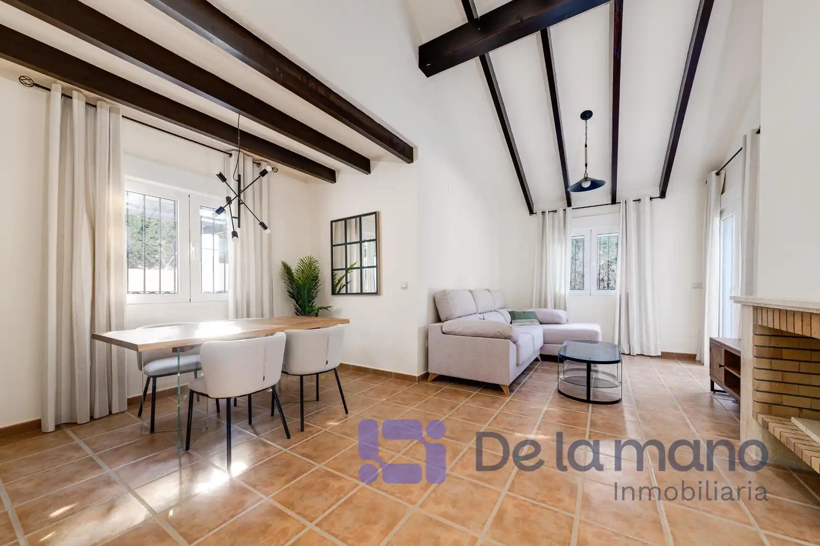 Exterior view of Houses for sale in Fuente Álamo de Murcia  with Private garden and Community pool