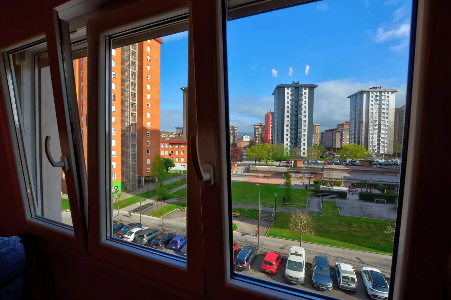 Exterior view of Flat for sale in Gijón   with Storage room and Swimming Pool