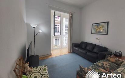 Living room of Flat for sale in Bilbao   with Balcony