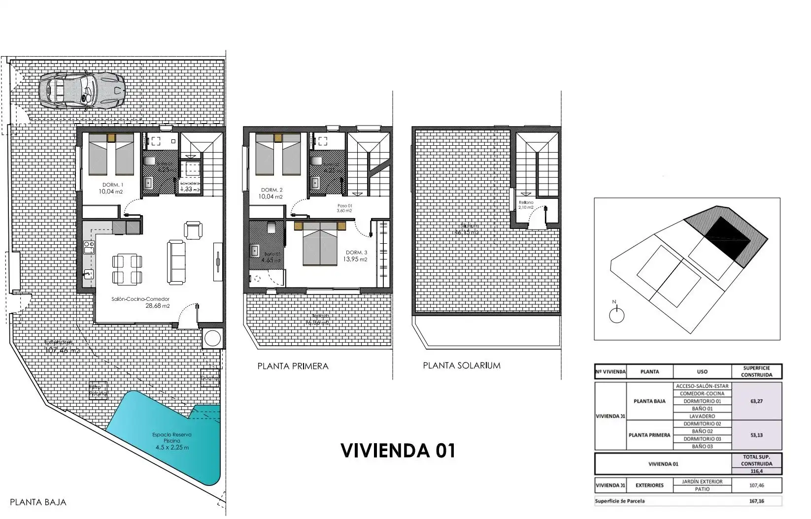 Casa adosada en venda a Pilar de la Horadada ciudad