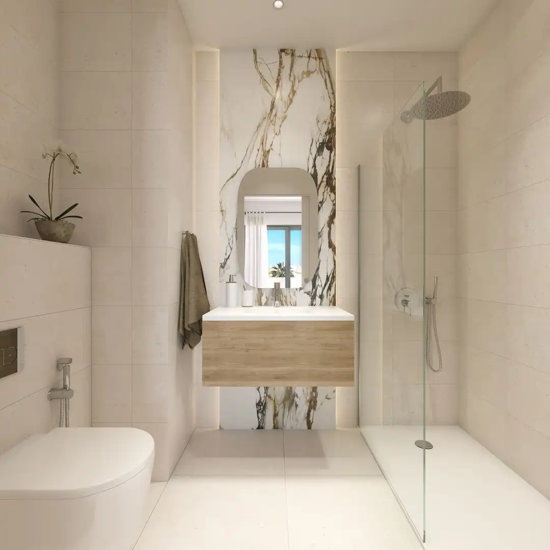 Bathroom of Flat for sale in Vera  with Air Conditioner, Terrace and Storage room