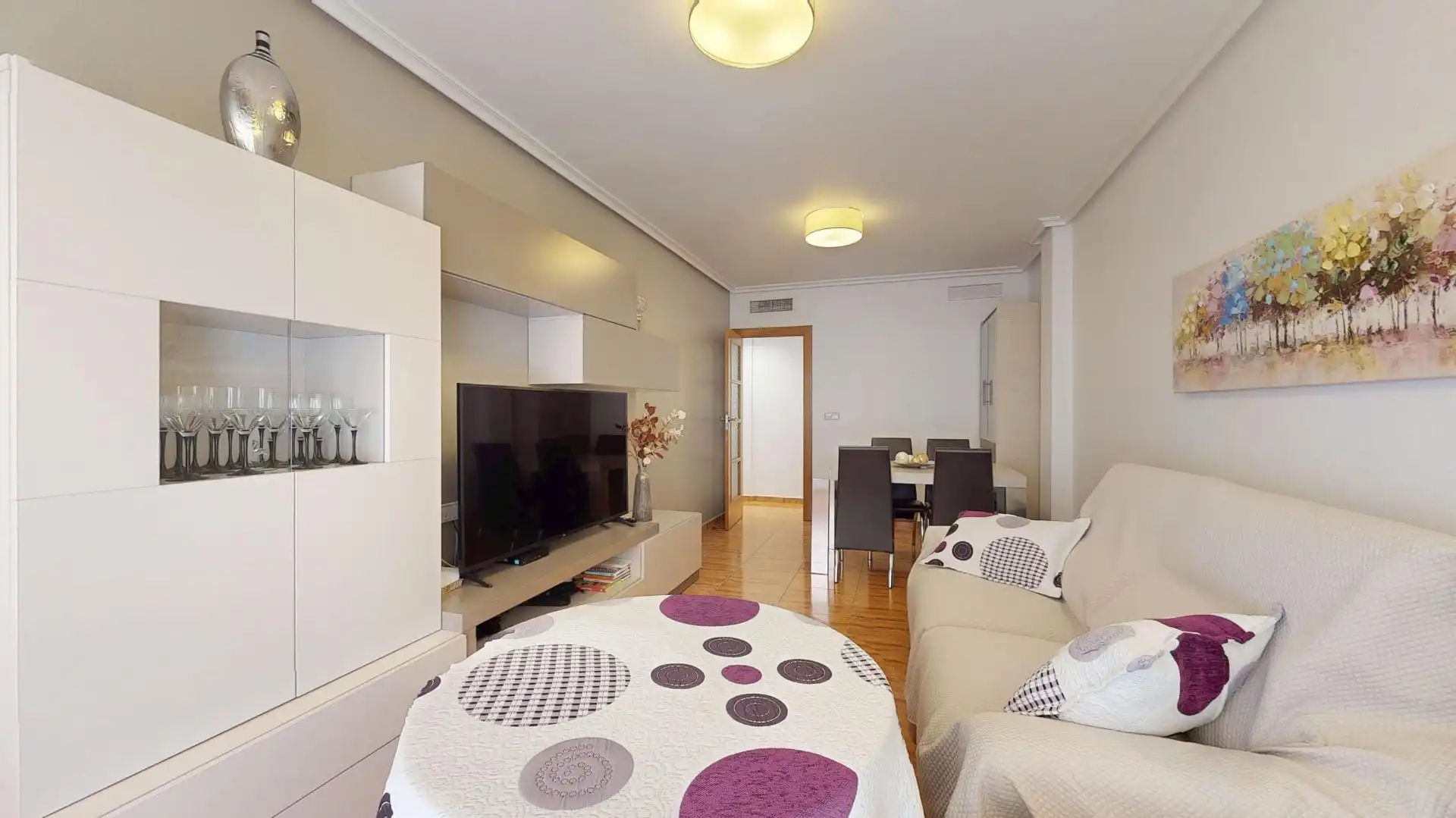 Sala d'estar de Pis en venda en Murcia amb Traster