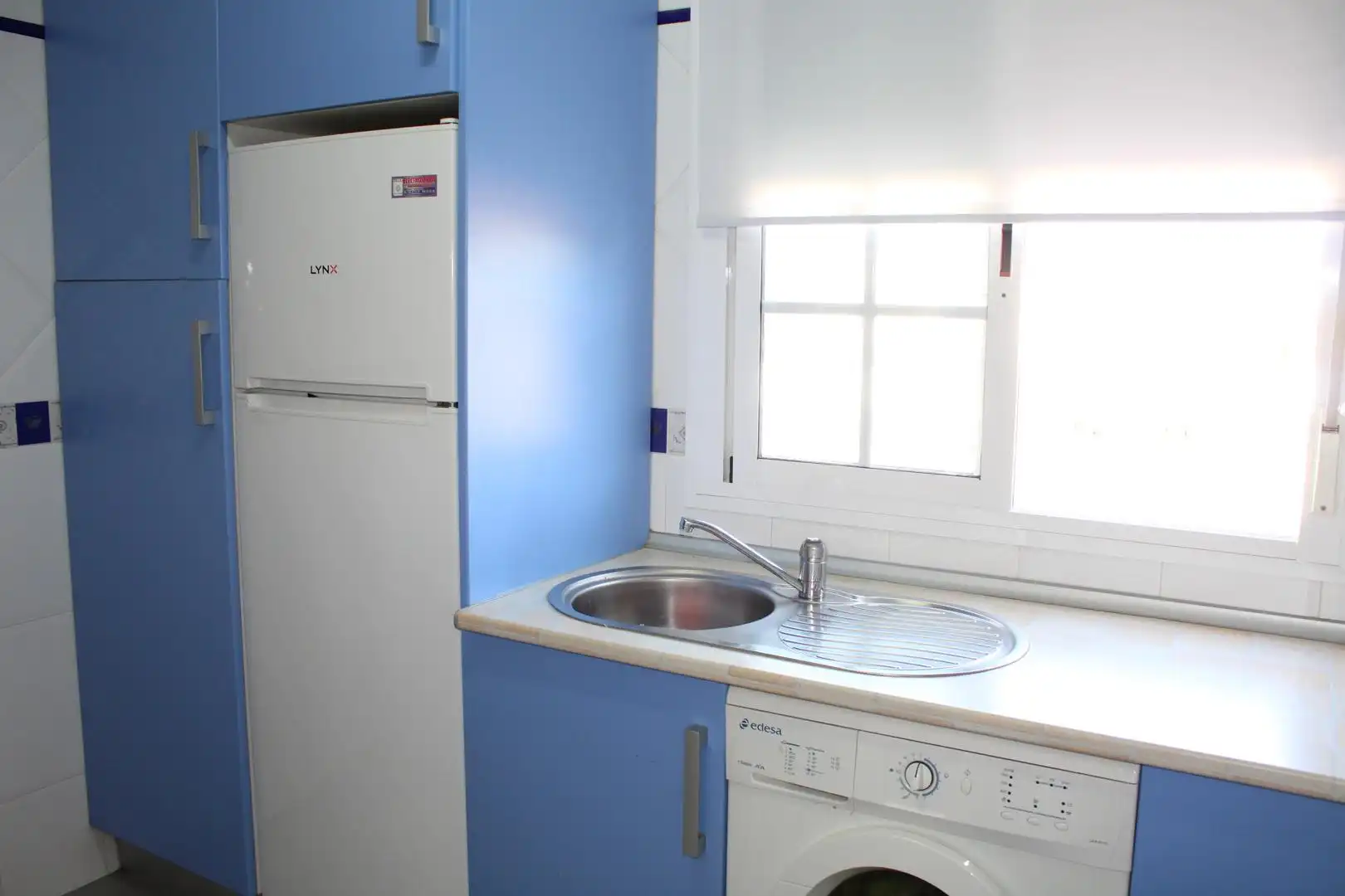 Cocina de Apartamento en venta en Roquetas de Mar con Aire acondicionado, Amueblado y Horno