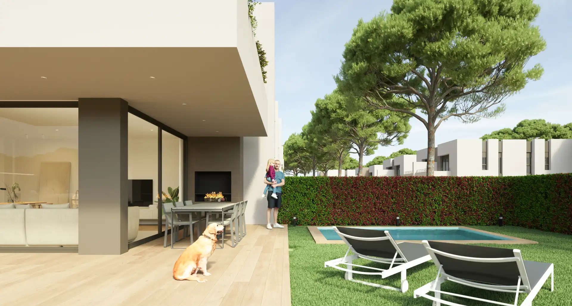 Terraza de Casa o chalet en venta en Mont-roig del Camp con Aire acondicionado, Calefacción y Jardín privado