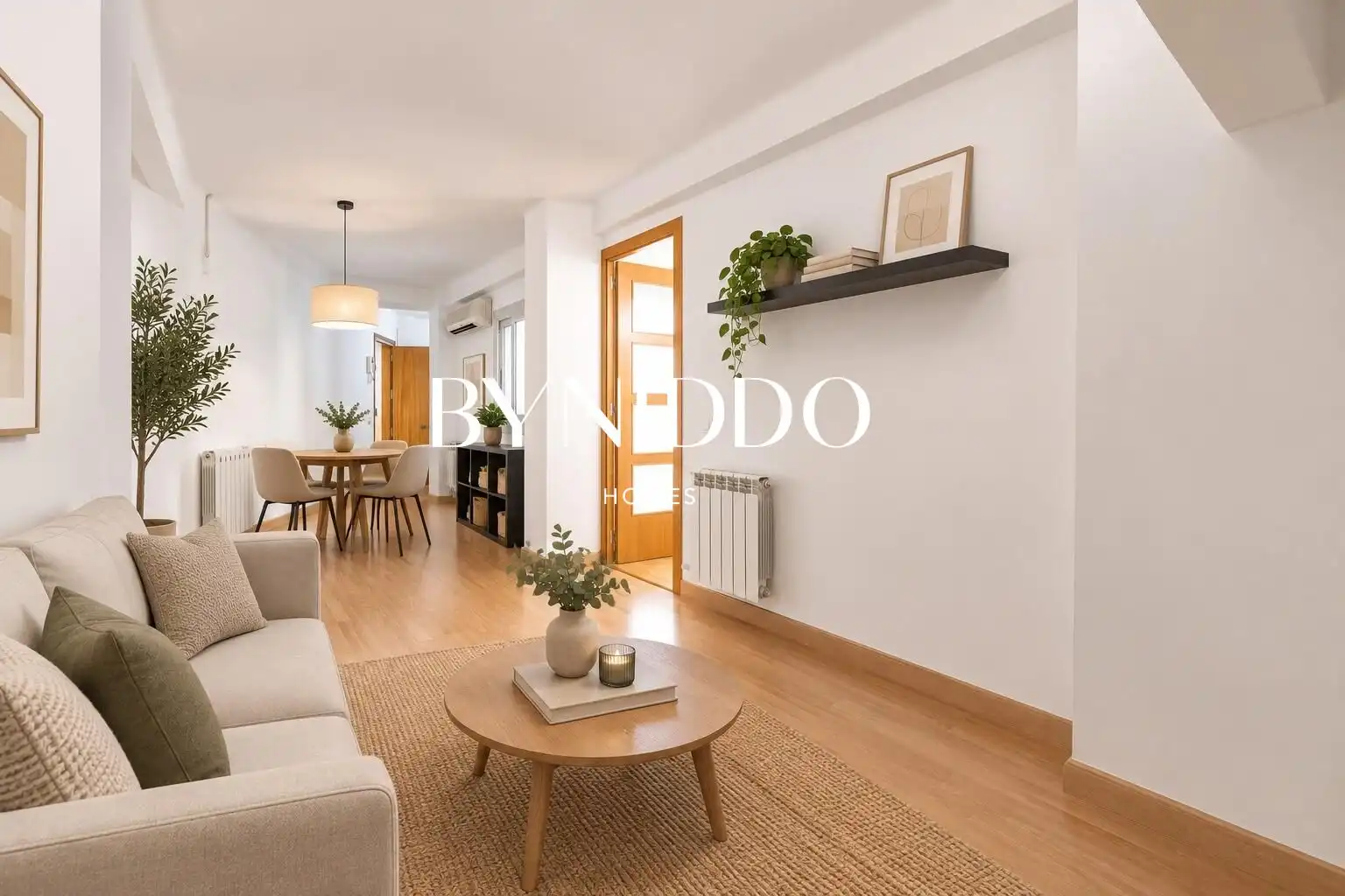 Sala d'estar de Àtic en venda en Sant Cugat del Vallès amb Aire condicionat, Calefacció i Parquet