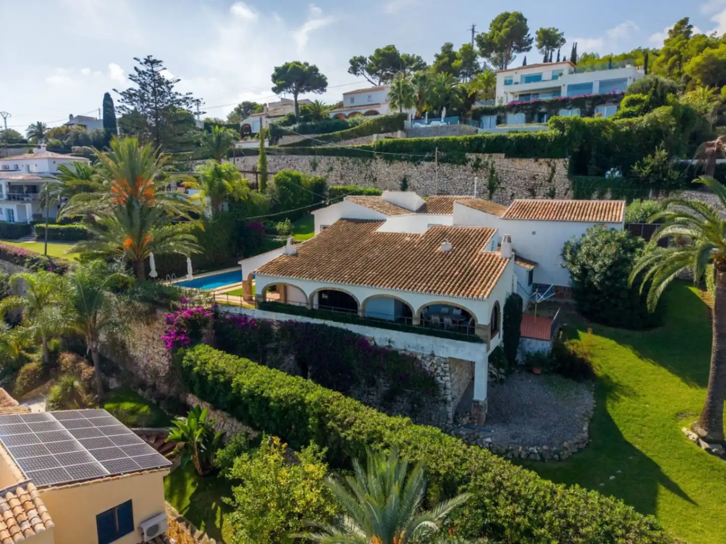 Exterior view of Houses for sale in Jávea / Xàbia  with Terrace and Swimming Pool