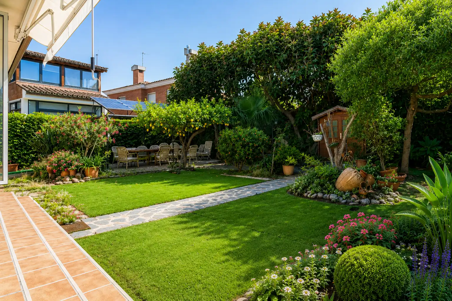 Jardín de Casa o chalet en venta en Cambrils con Aire acondicionado, Calefacción y Jardín privado