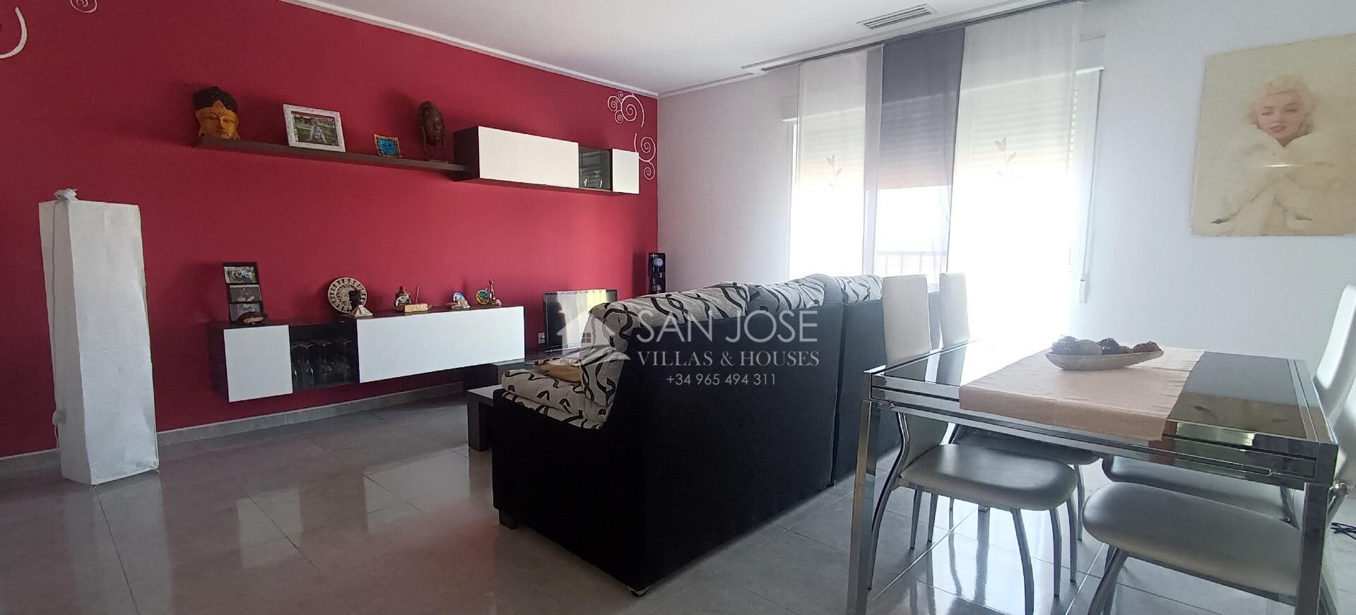 Living room of Flat for sale in Monforte del Cid  with Storage room and Furnished