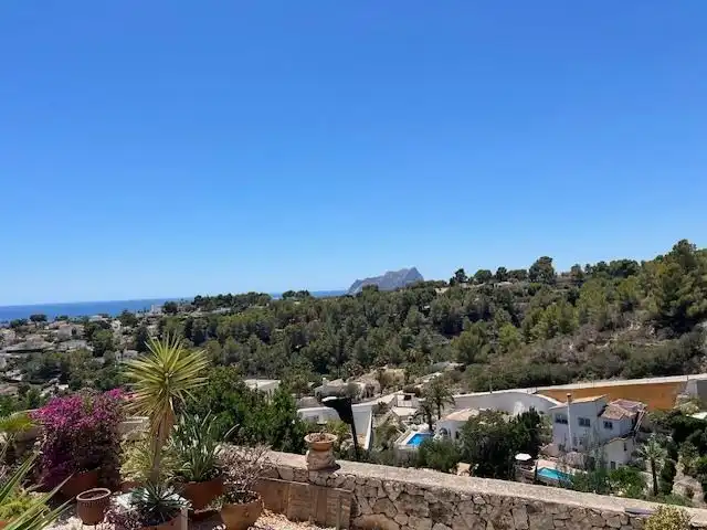 Vista exterior de Piso en venta en Benissa con Aire acondicionado, Jardín privado y Terraza