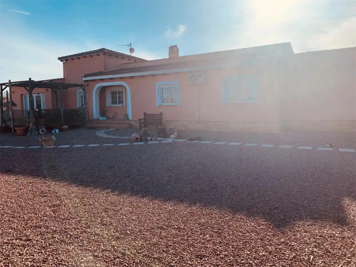 Vista exterior de Planta baixa en venda en Dolores amb Aire condicionat, Piscina i Balcó
