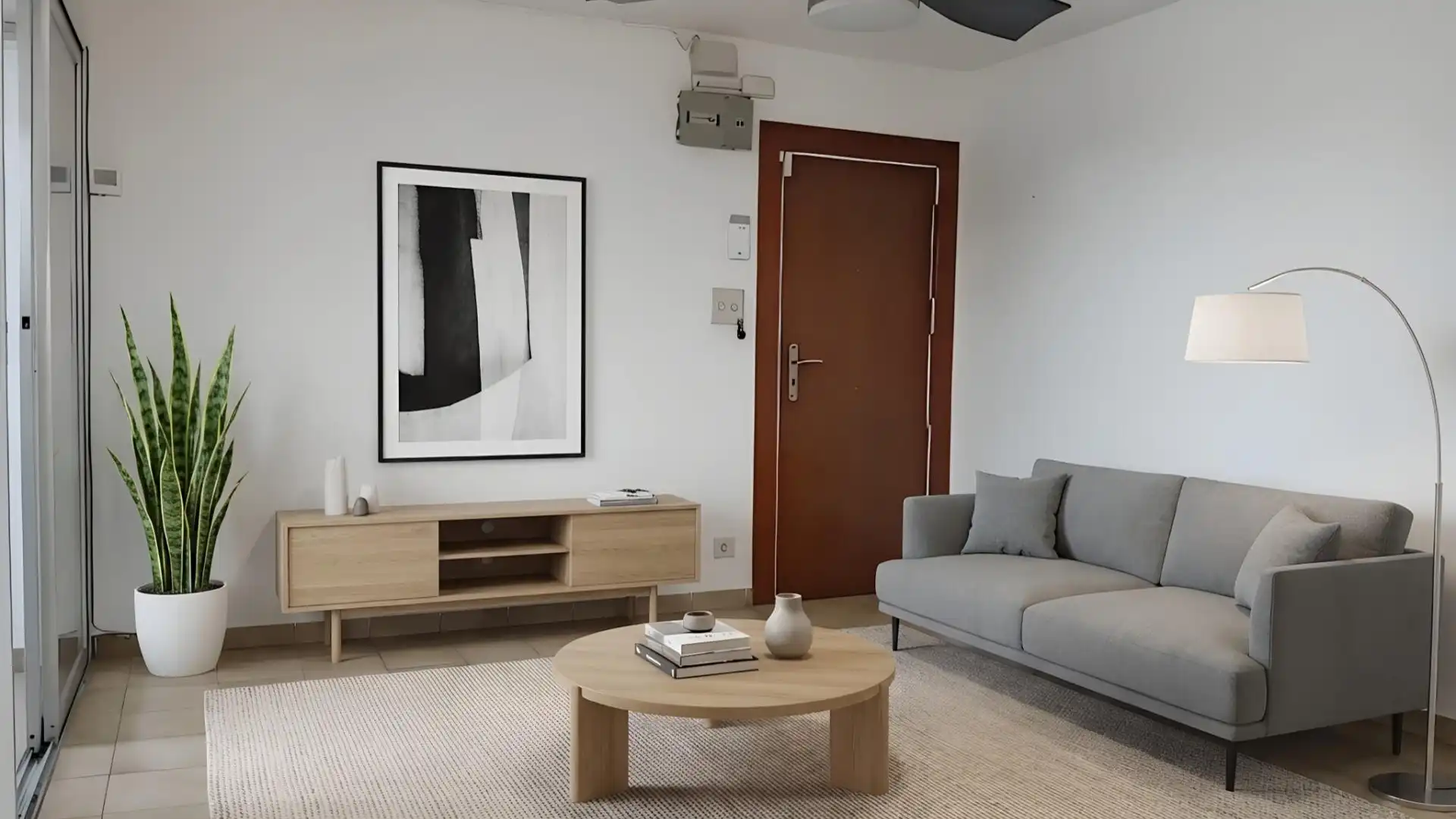 Living room of Flat for sale in Terrassa  with Alarm