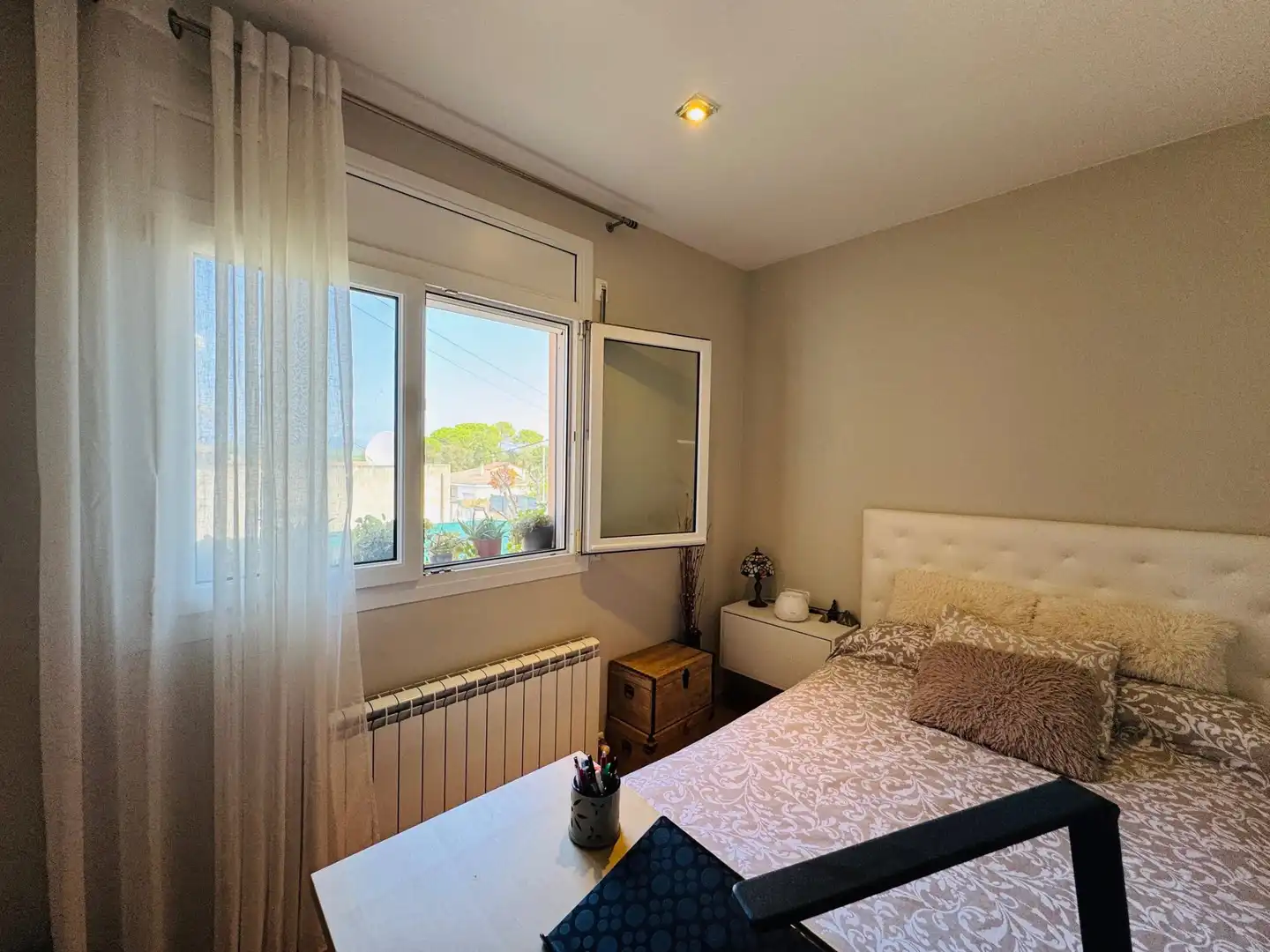 Bedroom of Houses for sale in Caldes de Malavella  with Air Conditioner, Terrace and Swimming Pool