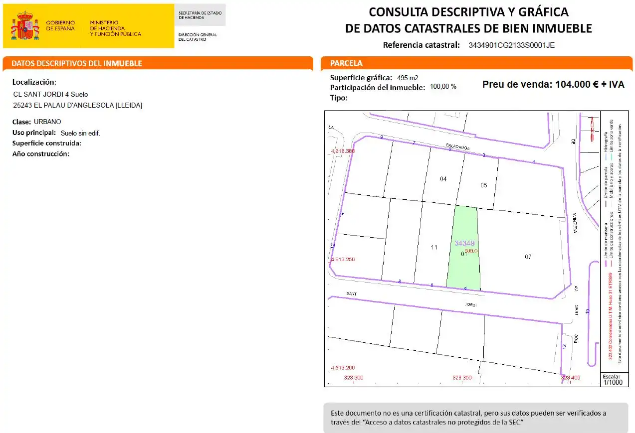 Terreno residencial en venta en Sant Jordi, imagen 6