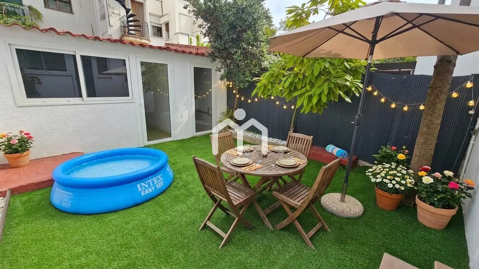 Terrace of Detached homes for sale in El Masnou  with Heating, Parquet flooring and Terrace