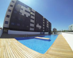 Swimming pool of Flat to rent in  Logroño  with Heating, Parquet flooring and Terrace