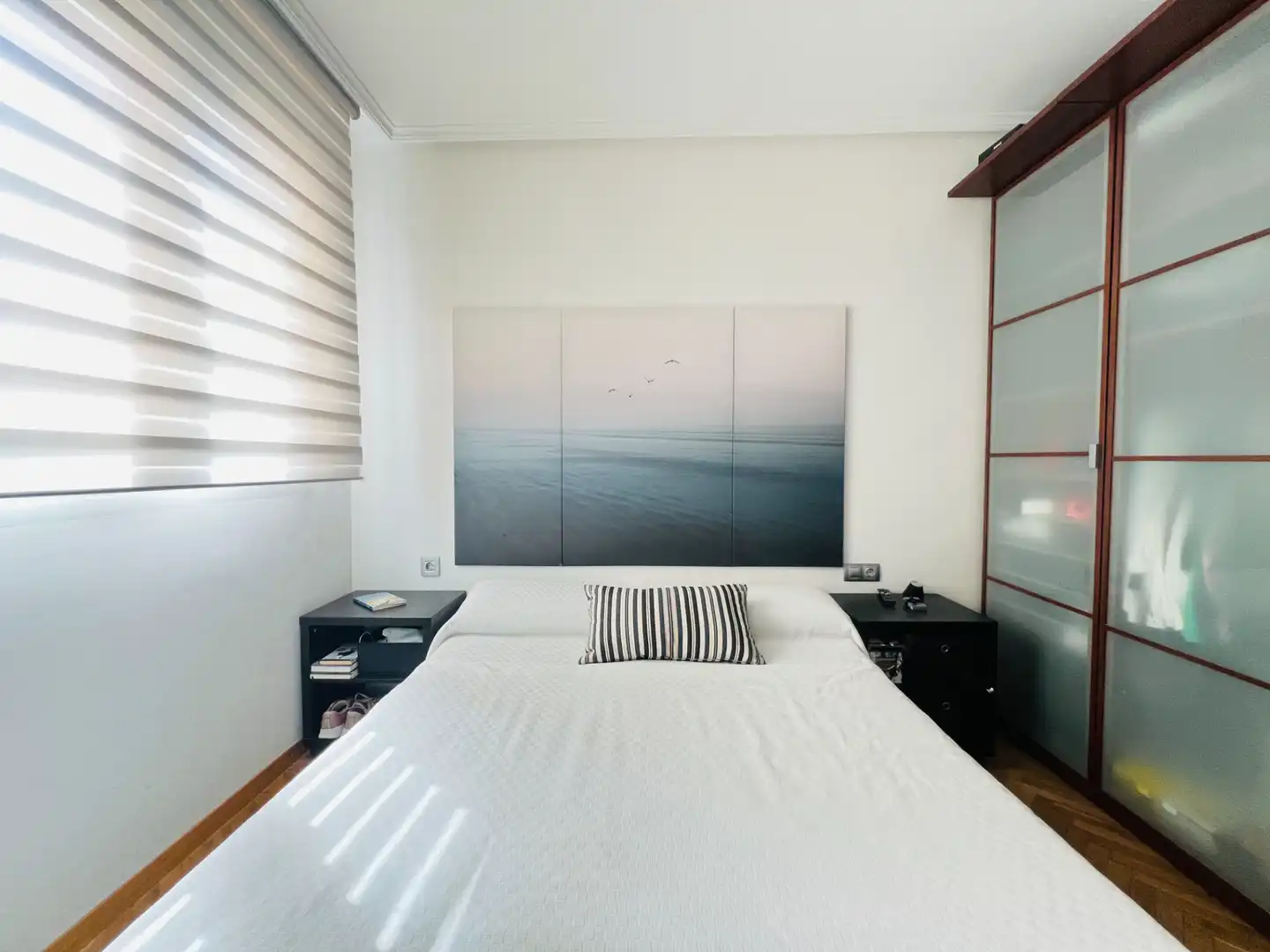Bedroom of Flat for sale in Zaragoza  with Air Conditioner, Heating and Parquet flooring