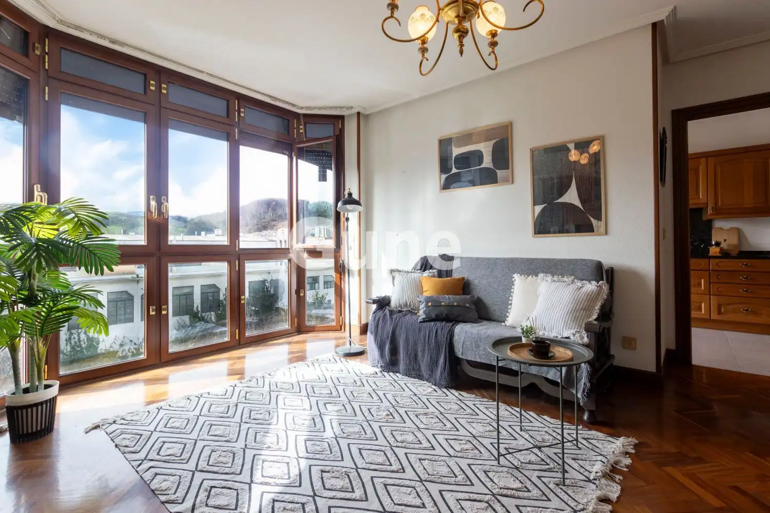 Sala de estar de Piso en venta en Ordizia con Calefacción y Trastero