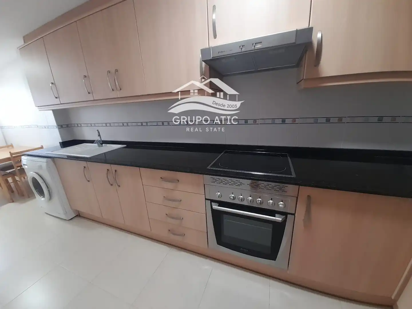 Kitchen of Flat for rent in Burriana / Borriana  with Heating, Terrace and Swimming Pool