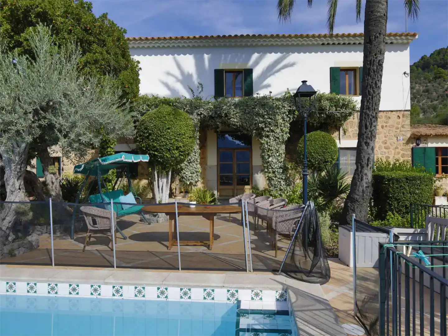 Terraza de Finca rústica en venta en Sóller con Aire acondicionado y Piscina