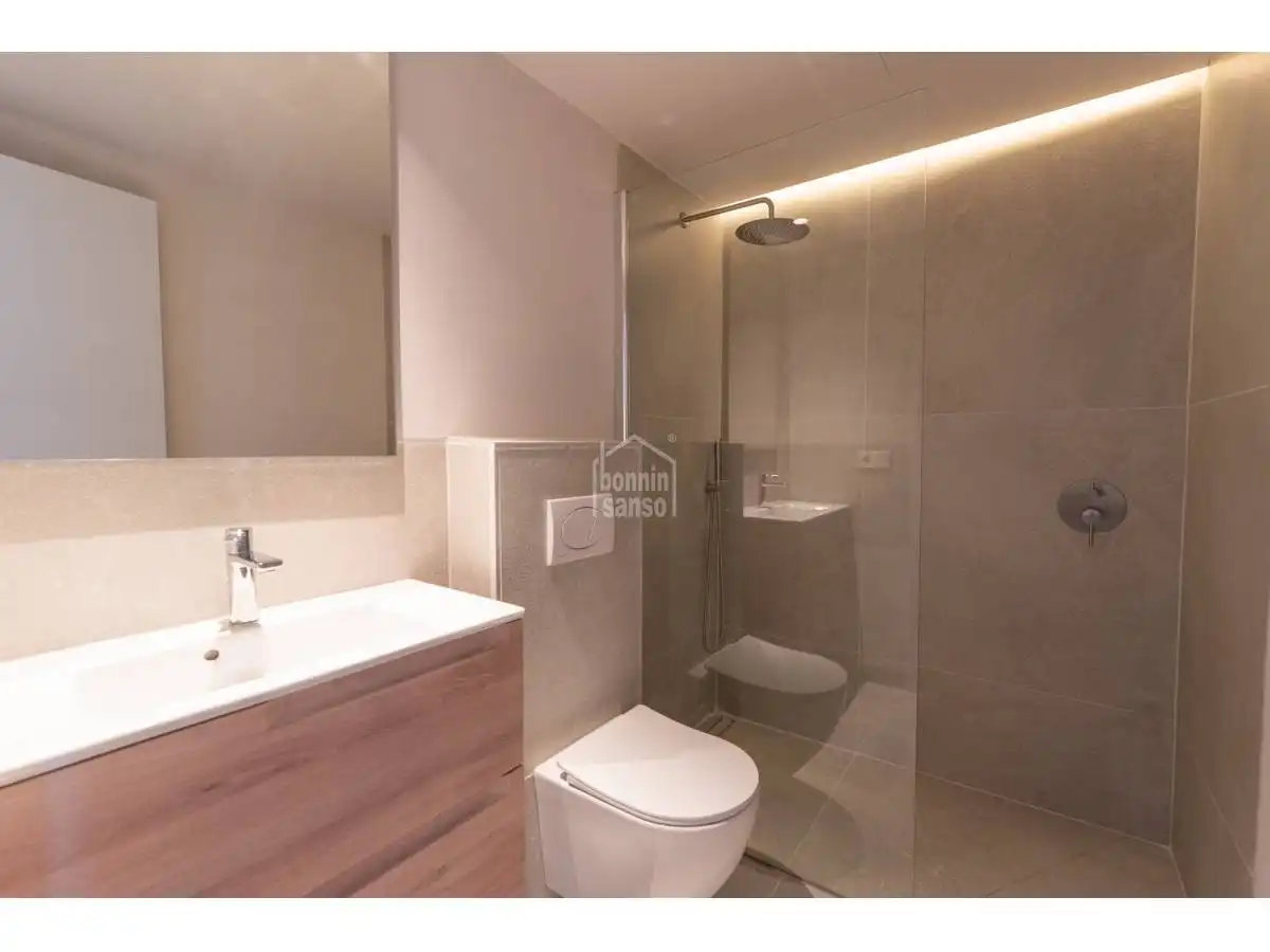 Bany de Apartament en venda en Son Servera amb Jardí privat, Terrassa i Moblat