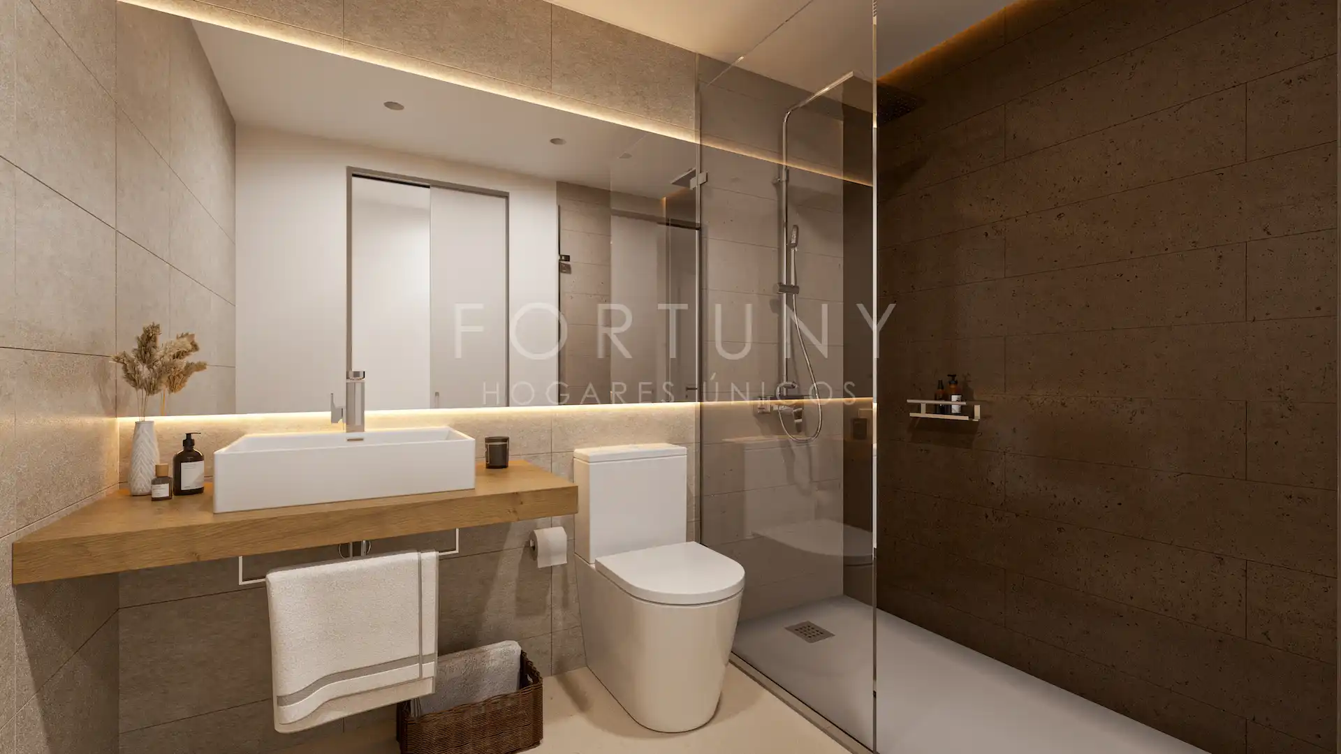 Baño de Ático en venta en Fuengirola con Aire acondicionado, Terraza y Trastero