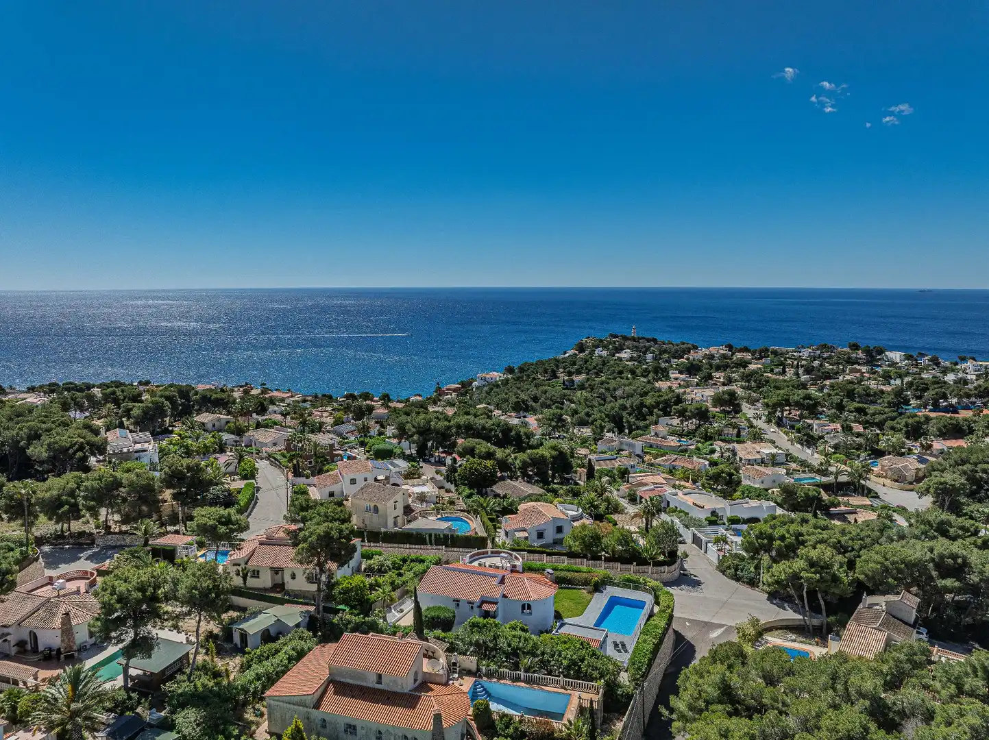 Vista exterior de Casa o chalet en venta en Jávea / Xàbia con Aire acondicionado, Calefacción y Jardín privado