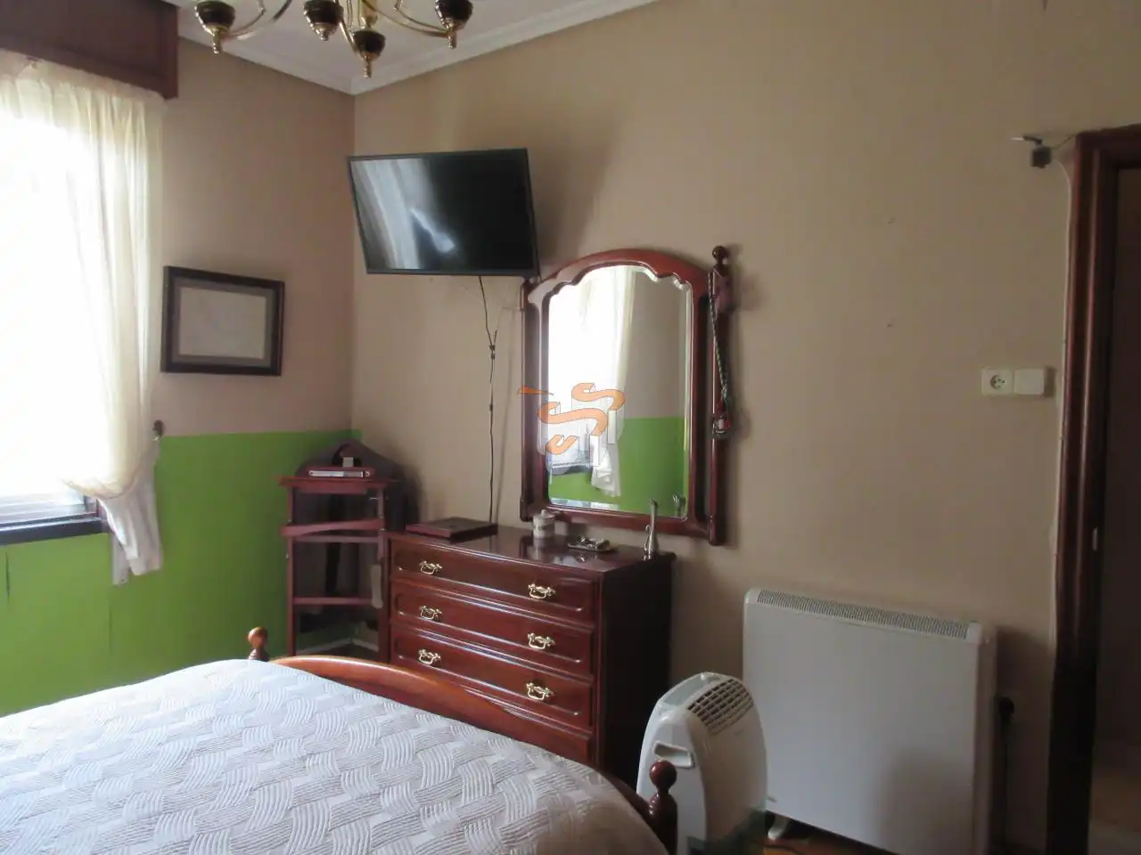 Bedroom of Flat for sale in Ferrol  with Heating and Furnished