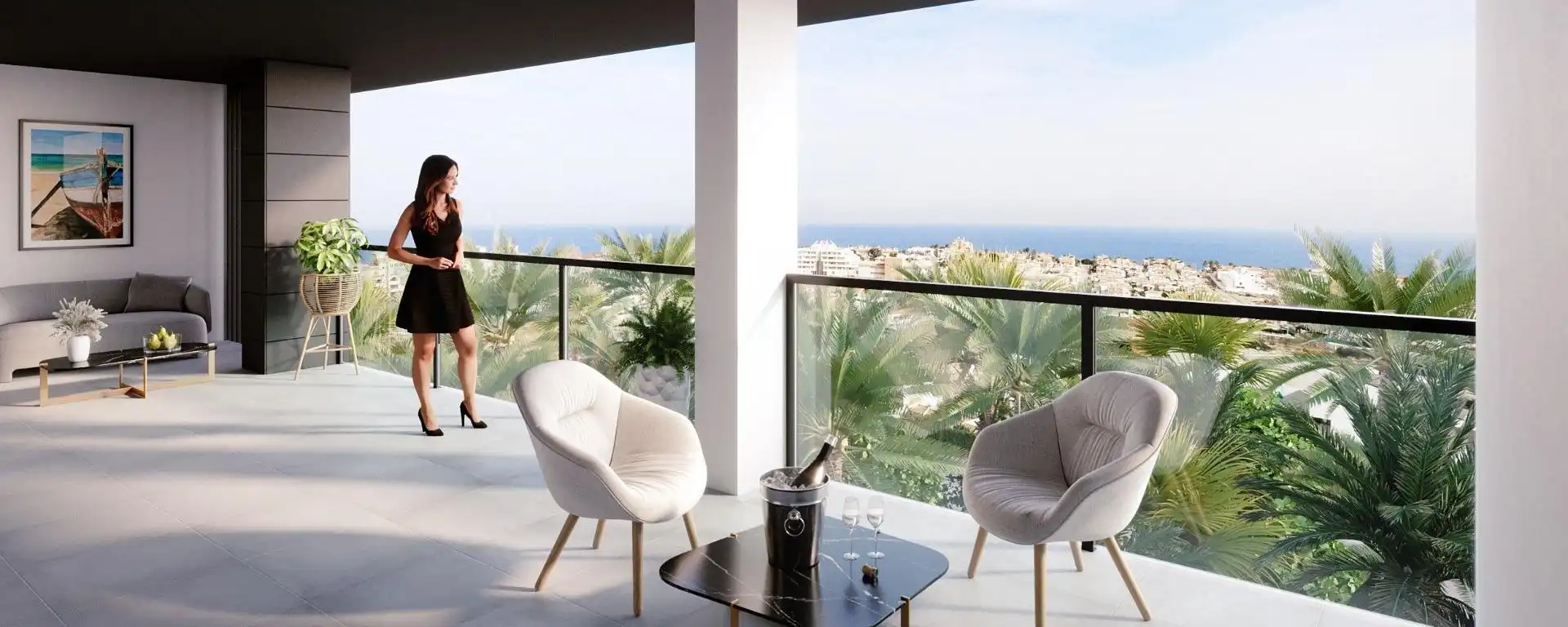 Terraza de Apartamento en venta en Torrevieja con Jardín privado, Terraza y Trastero