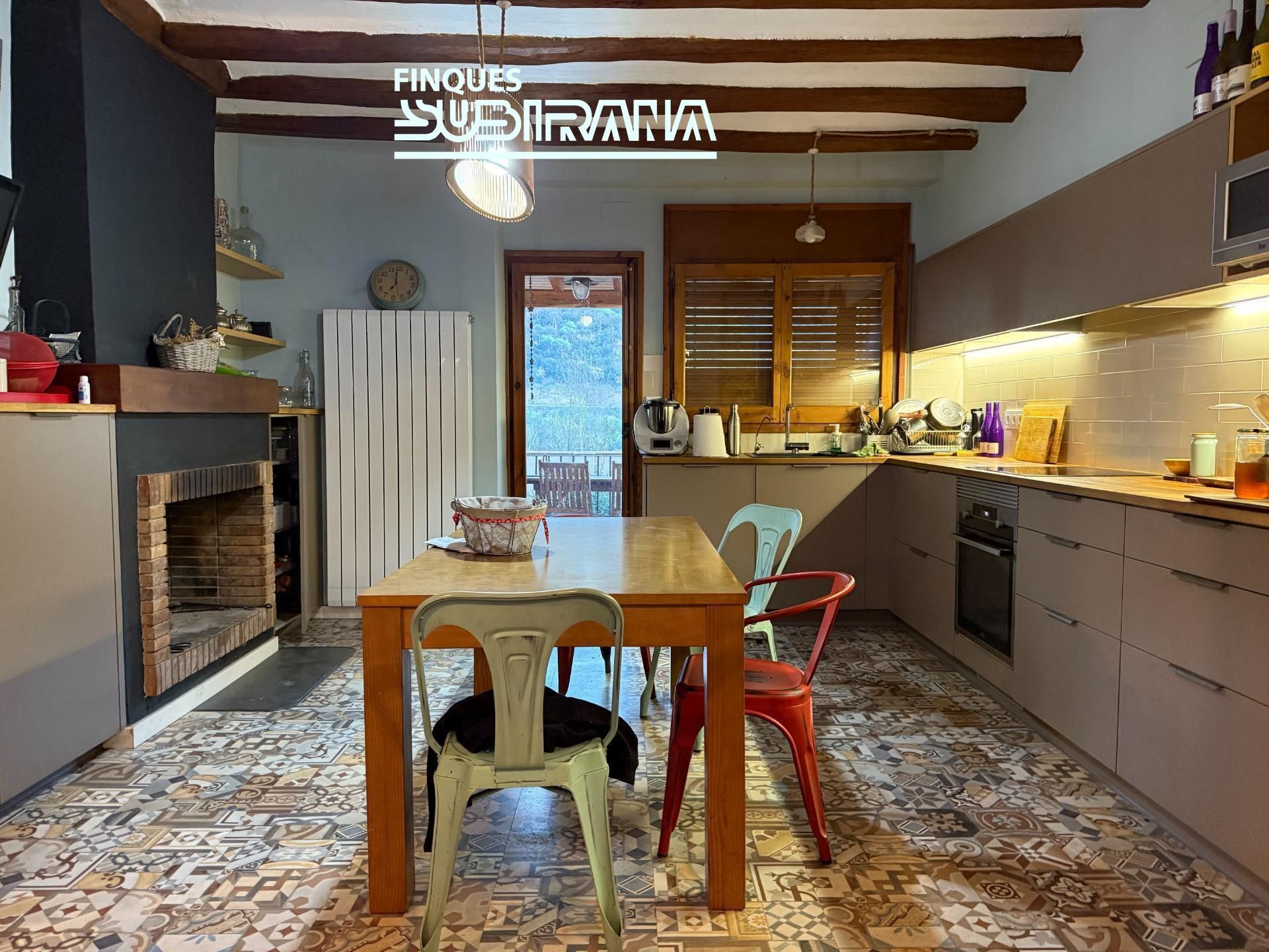 Kitchen of House or chalet for sale in La Pobla de Claramunt  with Air Conditioner, Heating and Private garden