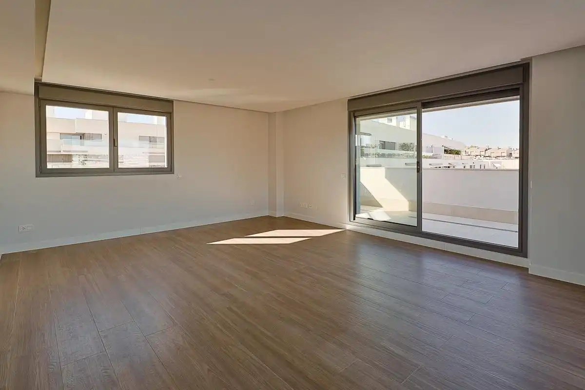 Wohnzimmer von Dachboden zur Miete in Boadilla del Monte mit Terrasse, Abstellraum und Gemeinschaftspool
