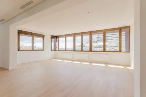 Living room of Attic for sale in Madrid  with Air Conditioner, Heating and Parquet flooring