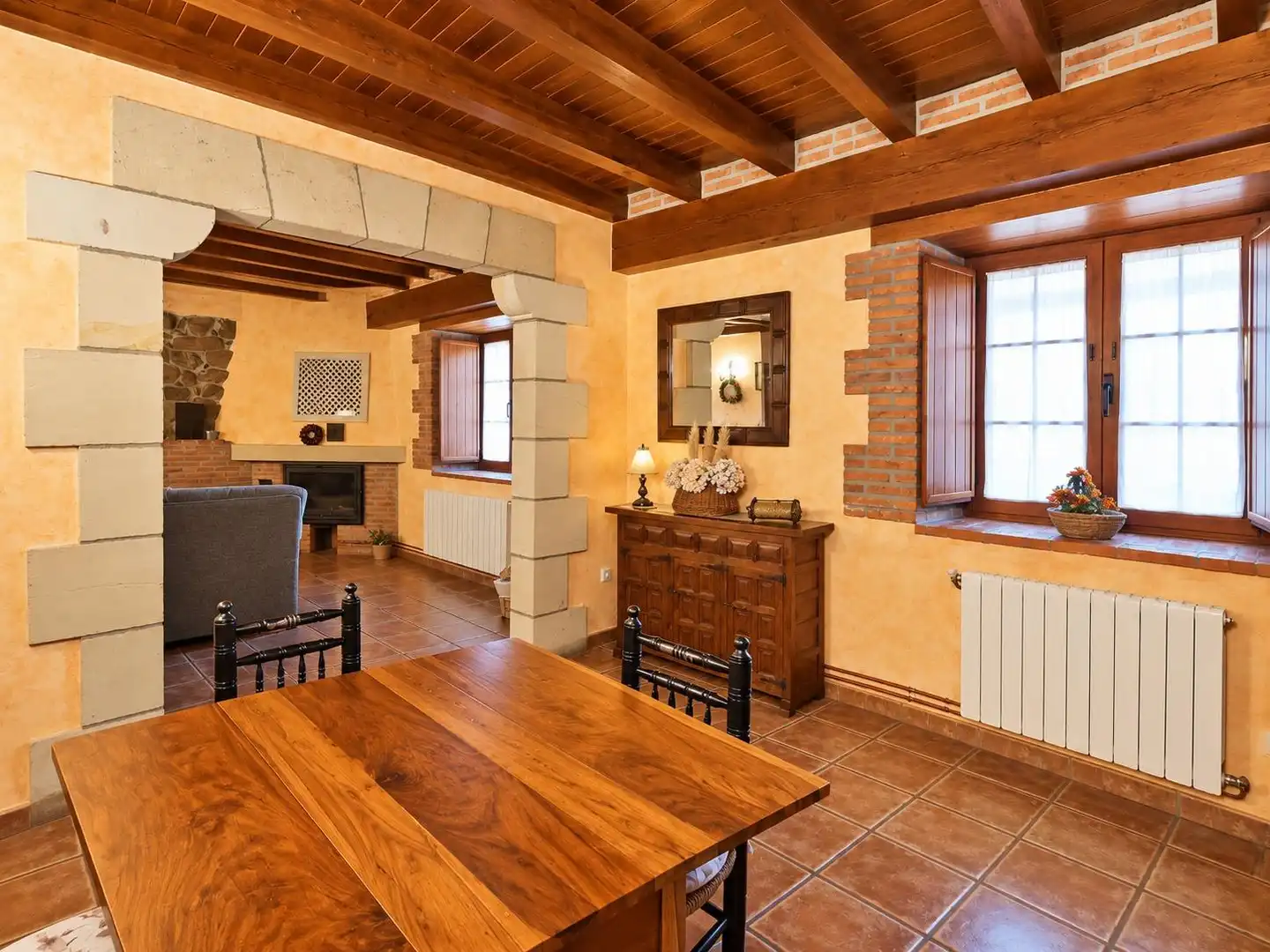 Comedor de Casa o chalet en venta en Cieza (Cantabria) con Calefacción, Jardín privado y Balcón