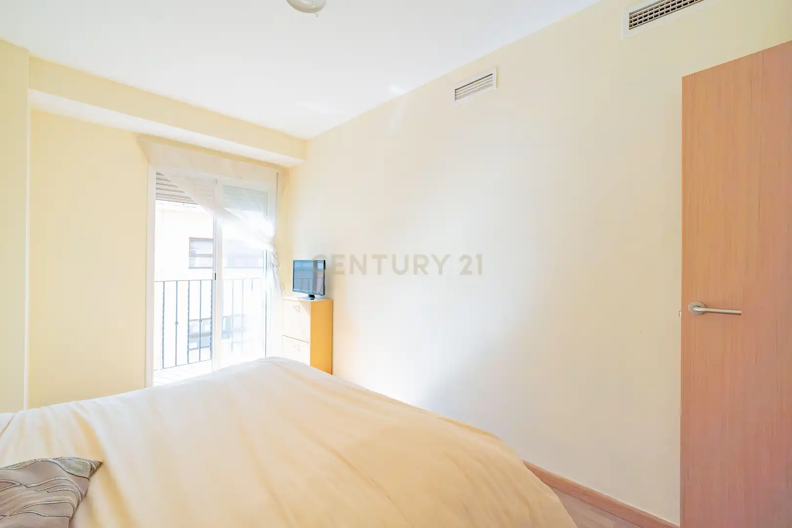 Schlafzimmer von Wohnungen zum Verkauf in La Pobla Llarga mit Klimaanlage, Ofen und Balkon