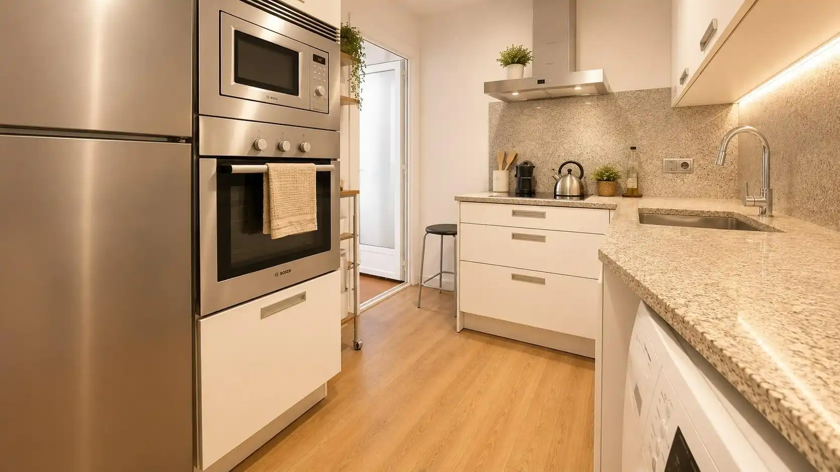 Cocina de Piso en venta en Barcelona con Aire acondicionado, Calefacción y Parquet