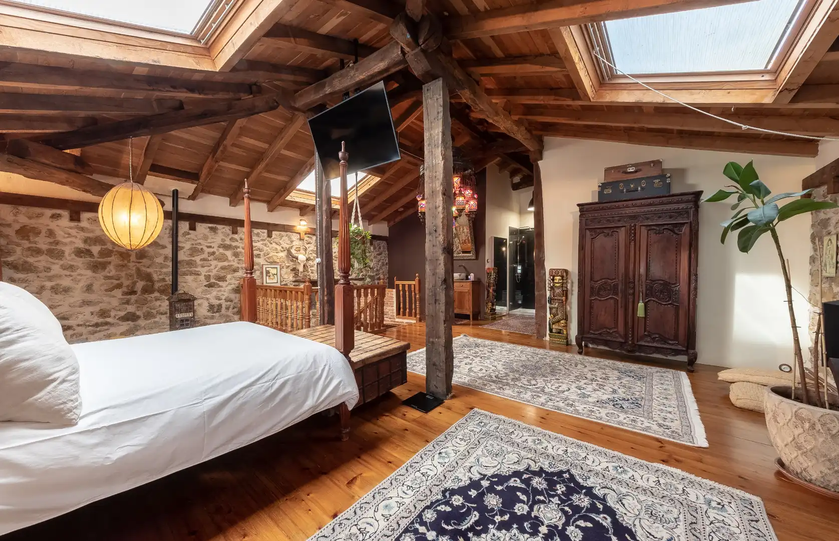 Habitación de Casa o chalet en venta en Galdames con Parquet, Trastero y Piscina