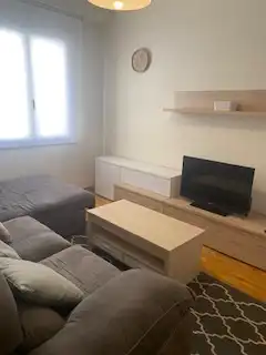 Living room of Flat for rent in Ourense Capital   with Heating, Parquet flooring and Terrace