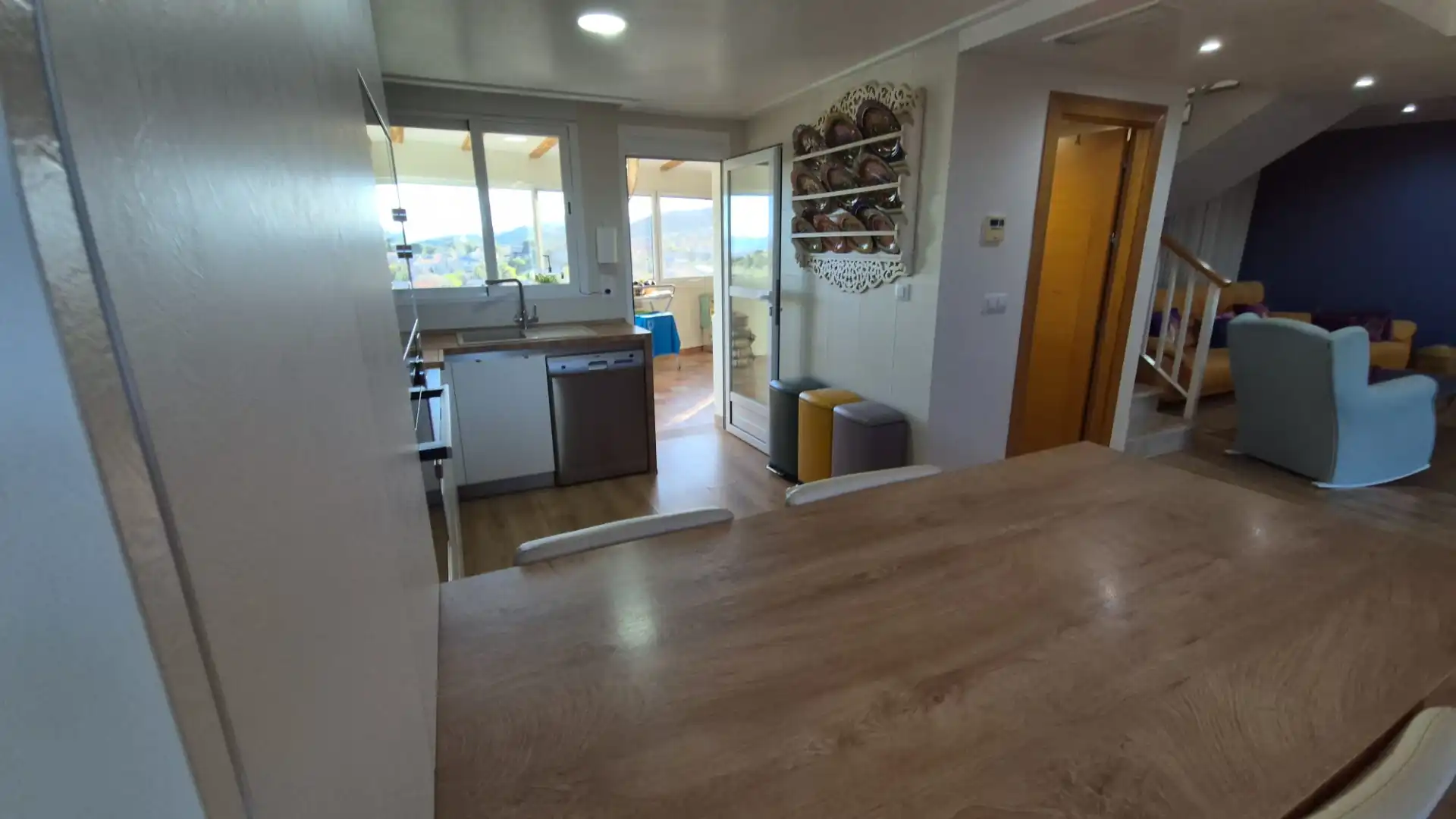 Cuina de Casa adosada en venda en Murcia amb Aire condicionat, Jardí privat i Terrassa