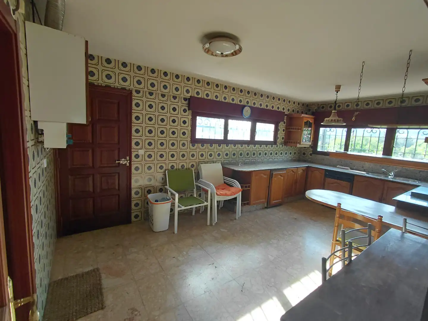 Cocina de Casa o chalet en venta en Oleiros con Aire acondicionado, Calefacción y Jardín privado