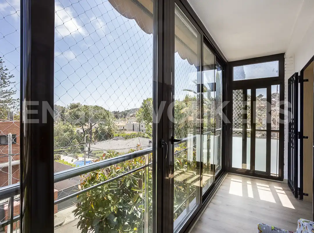 Balcony of Houses for sale in Castelldefels  with Air Conditioner, Heating and Private garden