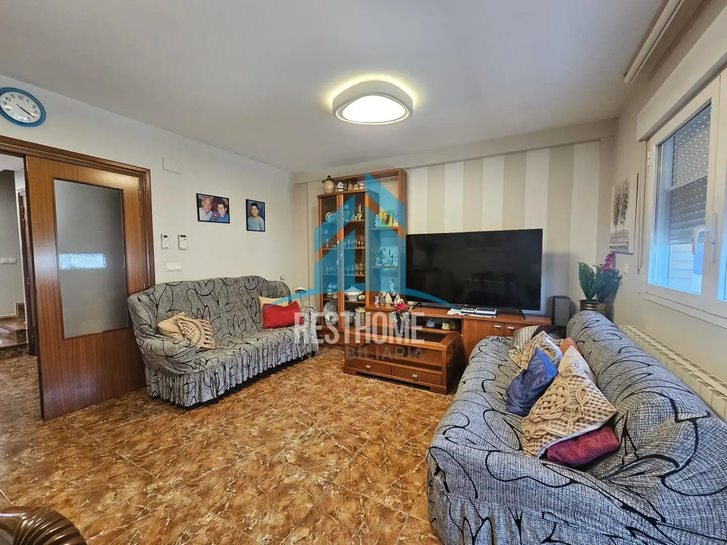 Sala de estar de Casa o chalet en venta en Castejón (Navarra) con Aire acondicionado, Calefacción y Terraza