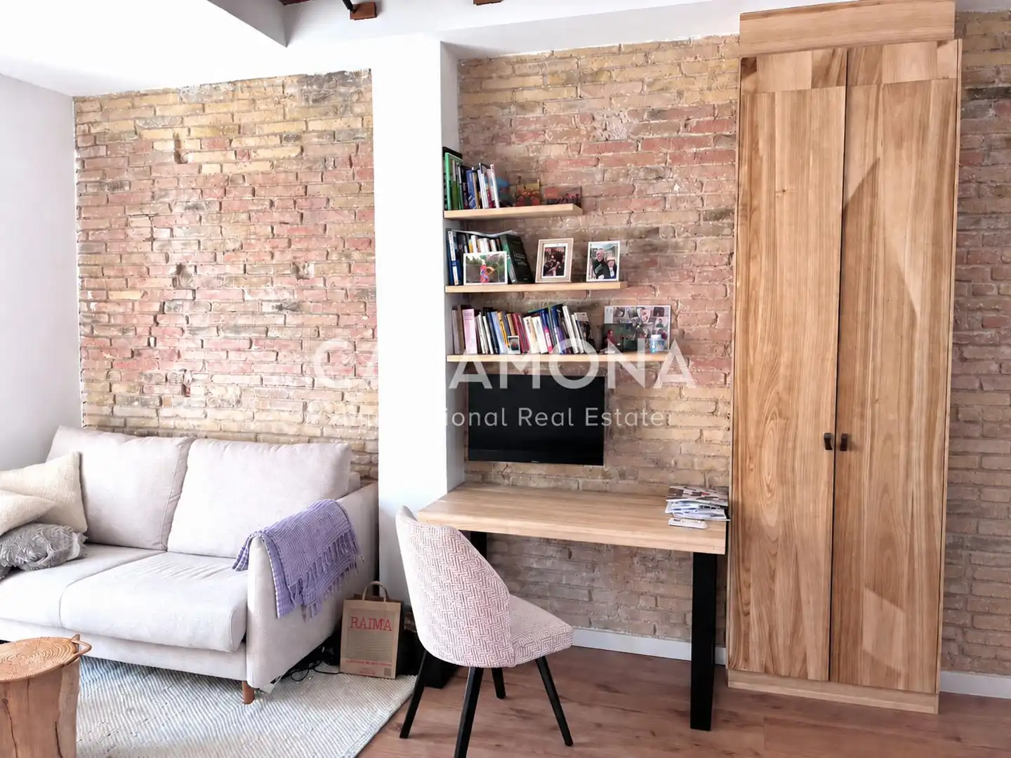 Sala de estar de Apartamento de alquiler en Barcelona